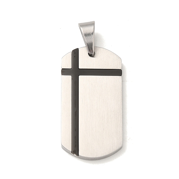 

PandaHall 304 Stainless Steel Pendants, Rectangle Charm, Mixed Color, 34.5x17.5x2mm, Hole: 7x5.5mm 304 Stainless Steel Rectangle