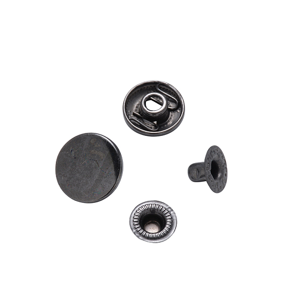 

PandaHall Brass Snap Buttons, Garment Buttons, Gunmetal, Cap: 14.5mm, Pin: 3mm, Stud: 10x3.5mm, knob: 4.5mm & 10x6.5mm, knob: 4mm, 10x3.5mm...