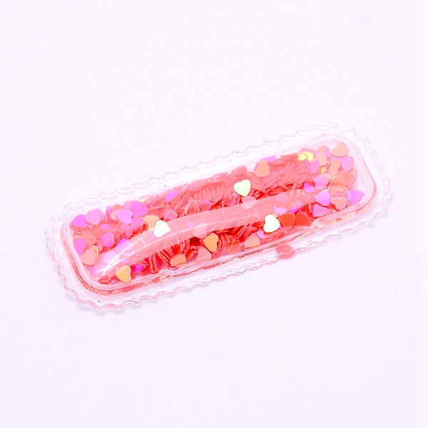 

PandaHall PVC with Plastic Cabochons, for Snap Hair Clips Making, DIY for Bobby pin Accessories, Rectangle, Deep Pink, 57.5x22.5x5mm Plastic...
