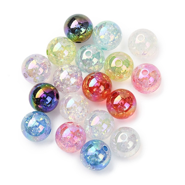 Perlas de resina transparentes con recubrimiento UV
