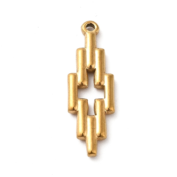 

PandaHall Ion Plating(IP) 304 Stainless Steel Pendant, Cross, Golden, 28x9x2mm, Hole: 1.4mm 304 Stainless Steel Cross