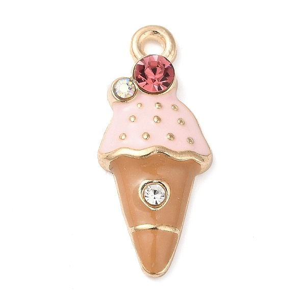 Light Gold Plated Alloy Enamel Pendants