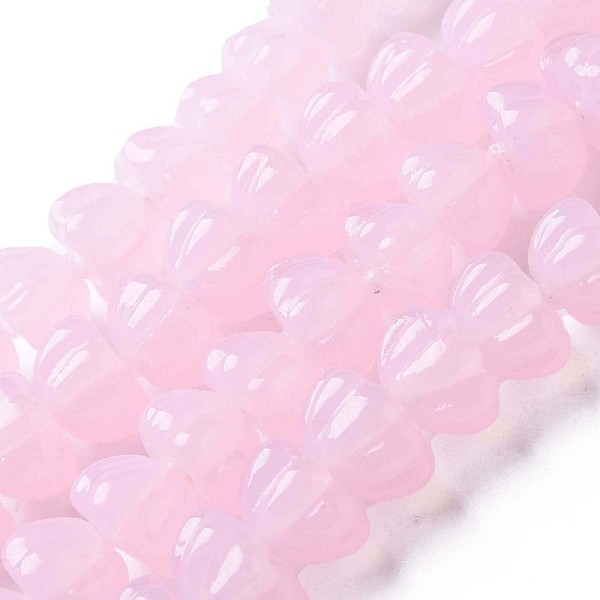 

PandaHall Handmade Lampwork Beads Strands, Pumpkin, Pink, 11~12x7~8mm, Hole: 1.6mm, about 60pcs/strand, 17.13 inch~18.70 inch(43.5~47.5cm)...