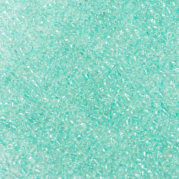 

PandaHall TOHO Round Seed Beads, Japanese Seed Beads, (1812) Transparent Rainbow Seafoam, 11/0, 2.2mm, Hole: 0.8mm, about 1110pcs/bottle..., Cyan