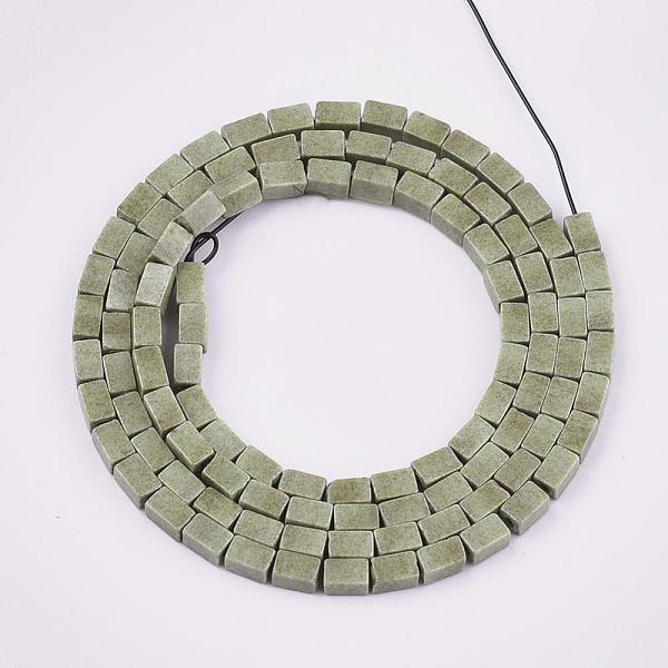 

PandaHall Natural Agate Beads Strands, Dyed, Cuboid, Light Grey, 3~4x2x2mm, Hole: 1mm, about 106~112pcs/strand, 15.3 inch Natural Agate..., Gray