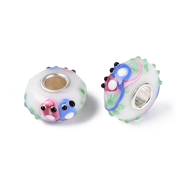 3D Lampwork Brass Core European Beads 3D Lampwork Brass Core European Beads
