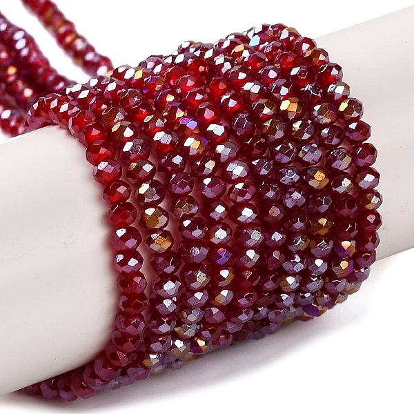 Brins de perles de verre électrolytiques