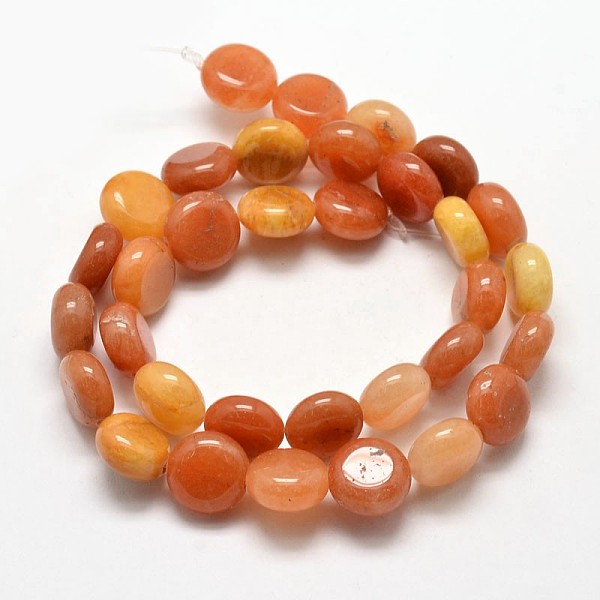 

PandaHall Flat Round Natural Yellow Jade Beads Strands, 12x6mm, Hole: 1mm, about 12pcs/strand, 15.7 inch Yellow Jade Flat Round