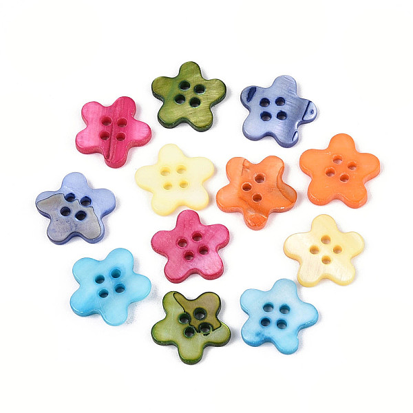 4-Hole Dyed Freshwa… - image
