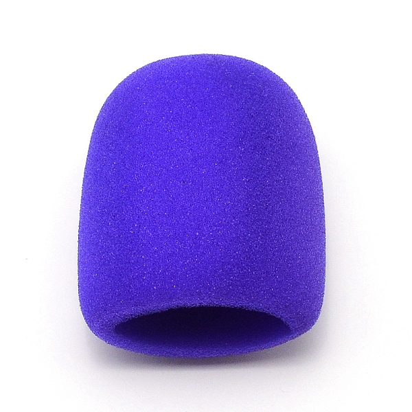 

PandaHall Thick Handheld Stage Microphone Windscreen Foam Cover, Microphone Anti-slip Protective Sponge Sleeve, Audio Accessories, Mauve..., Purple