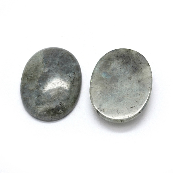 

PandaHall Natural Labradorite Cabochons, Oval, 40x30x7.5mm Labradorite Oval