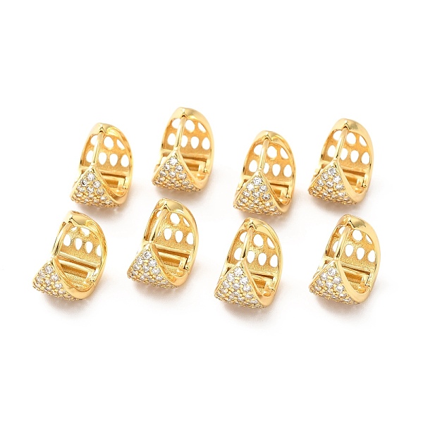 

PandaHall Clear Cubic Zirconia Chunky Hoop Earrings, Rack Plating Brass Hinged Earrings for Women, Lead Free & Cadmium Free & Nickel Free...