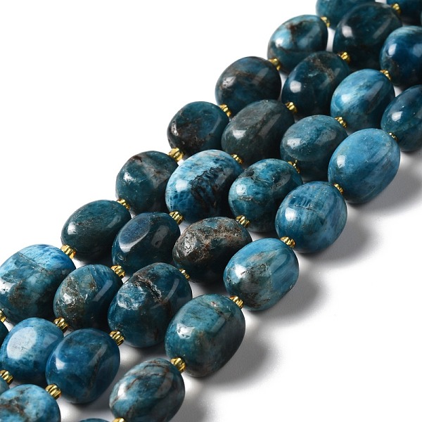 

PandaHall Natural Apatite Beads Strands, Oval, 9.5~19.5x8~13.5x5.5~13mm, Hole: 0.9~1.2mm, about 24~27pcs/strand, 14.96~15.55''(38~39.5cm)...