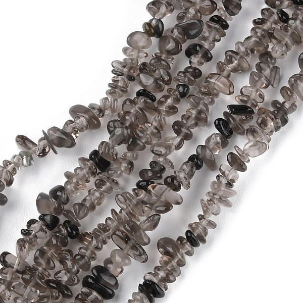 

PandaHall Natural Ice Obsidian Beads Strands, Chip, 1.5~4.5x3~13x2.5~8mm, Hole: 0.6mm, 30.94~31.97 inch(78.6~81.2cm) Obsidian Chip