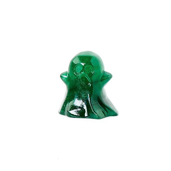 

PandaHall Halloween Natural Aventurine Home Display Decorations, Ghost, 25~30mm Aventurine Ghost