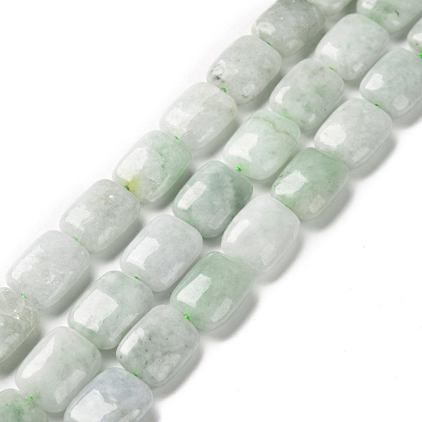 

PandaHall Natural Myanmar Jade/Burmese Jade Beads Strands, Rectangle, 14.5x10.5x6mm, Hole: 1mm, about 28pcs/strand, 16.14 inch(41cm) Myanmar...