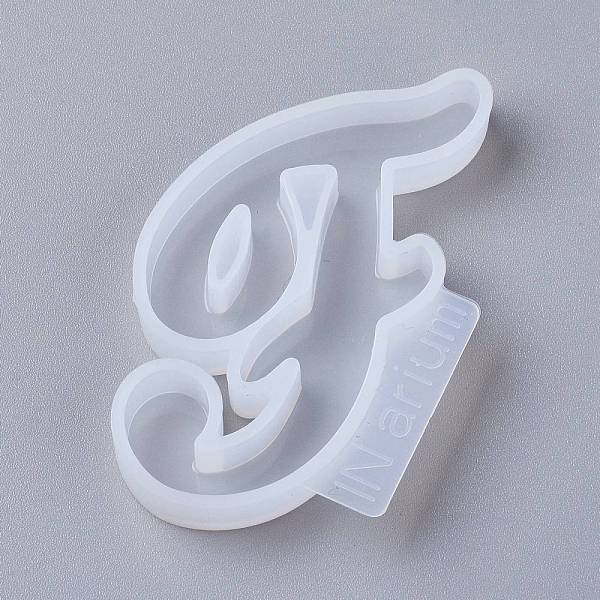 

PandaHall Letter DIY Silicone Molds, For UV Resin, Epoxy Resin Jewelry Making, Letter.F, 63x40x8mm, Inner Diameter: 61x32mm Silicone Letter..., White