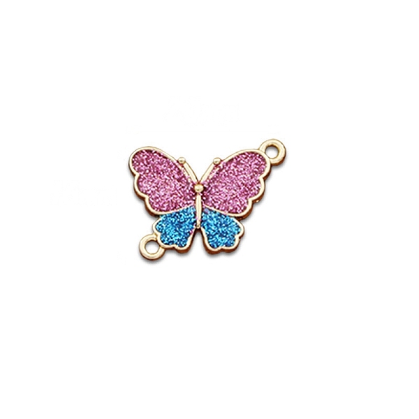

PandaHall Zinc Alloy Enamel Pendants, Butterfly, Colorful, 16x20mm, Hole: 1.5mm Alloy+Enamel Butterfly