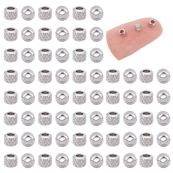 

PandaHall UNICRAFTALE About 200pcs 3mm Rondelle Spacer Beads Stainless Steel Loose Beads 1.5mm Hole Bead Finding Metal Bead for DIY...