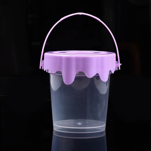 

PandaHall Polystyrene Plastic Bead Storage Containers, with Cover, Barrel Shapes, Violet, 8x8.6cm, Hole: 41x83mm, compartment: 74x80mm..., Purple