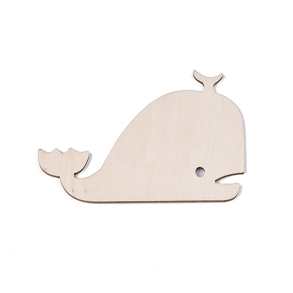 

PandaHall Whale Shape Unfinished Wood Cutouts, Laser Cut Wood Shapes, for Home Decor Ornament, DIY Craft Art Project, PapayaWhip..., Orange