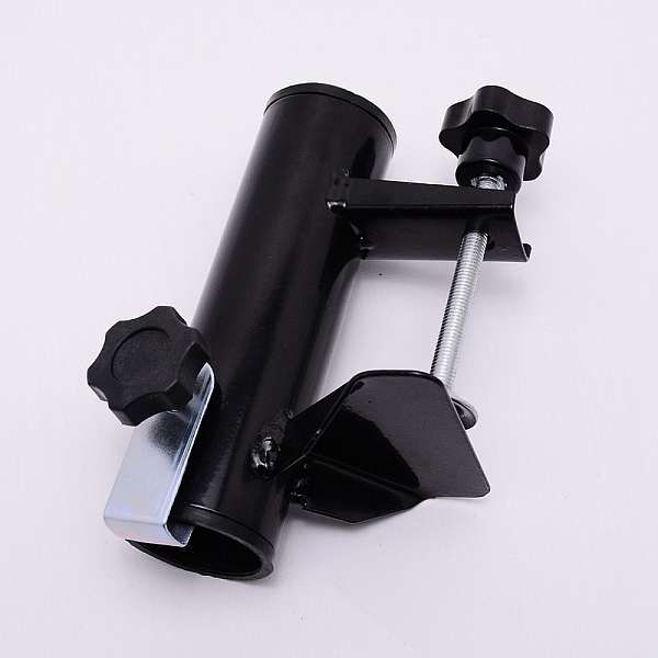 

PandaHall Steel & ABS Plastic Umbrella Holder, for Courtyard, Black, 165x46~71x99mm, Hole: 40mm Plastic Black