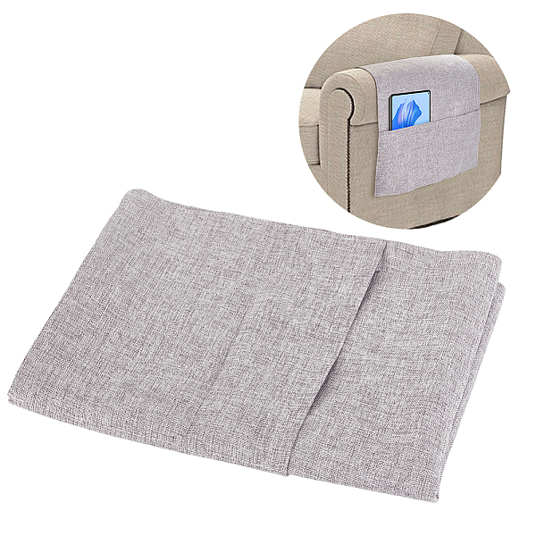 Housse d'accoudoir de canapé en fibre