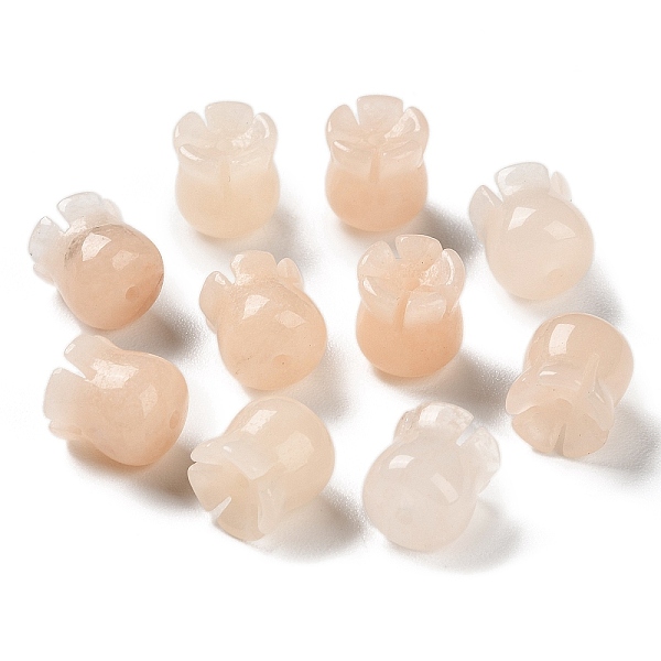 

PandaHall Natural Pink Aventurine Beads, Lily of The Valley, 10x9.5mm, Hole: 1.2mm Pink Aventurine Flower