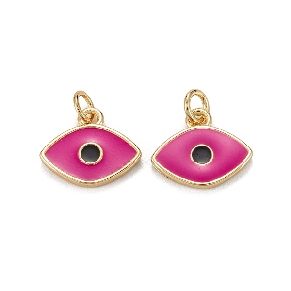 

PandaHall Brass Enamel Charms, with Jump Ring, Real 18K Gold Plated, Long-Lasting Plated, Lead Free & Nickel Free & Cadmium Free, Eye, Mixed..., Multicolor