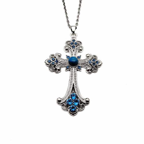 

PandaHall Cross Pendant Necklaces for Men and Women Alloy