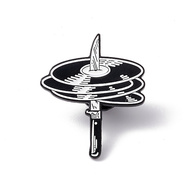

PandaHall Punk Musical Instruments Enamel Pin, Electrophoresis Black Alloy Brooch for Backpack Clothes, Tools Pattern, 30x25x2mm, Pin: 1.2mm...