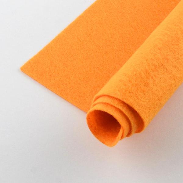 

PandaHall Non Woven Fabric Embroidery Needle Felt for DIY Crafts, Square, Dark Orange, 298~300x298~300x1mm, about 50pcs/bag Cloth Orange