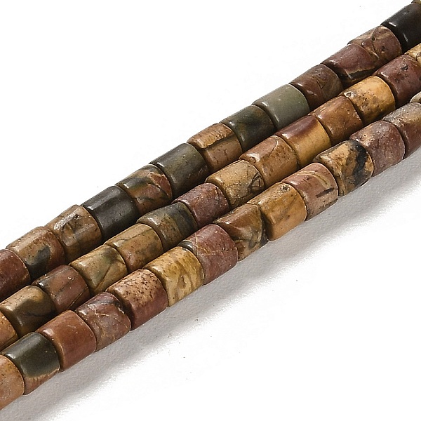

PandaHall Natural Picasso Stone/Picasso Jasper Beads Strands, Column, 4x4mm, Hole: 0.9mm, about 100pcs/strand, 15.94 inch(40.5cm) Picasso...