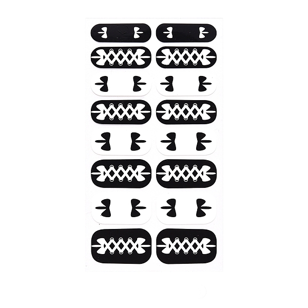 

PandaHall Full Wrap Fruit Nail Stickers, Self-Adhesive Geometry Nail Art Decal Strips, for Women Girls DIY Nail Art Decoration, Black...