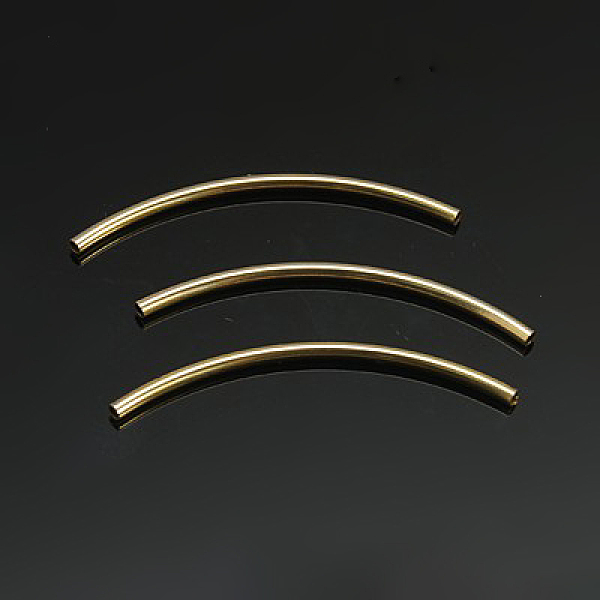 

PandaHall Yellow Gold Filled Curved Tube Beads, Curved Tube Noodle Beads, 1/20 14K Gold Filled, Cadmium Free & Nickel Free & Lead Free...