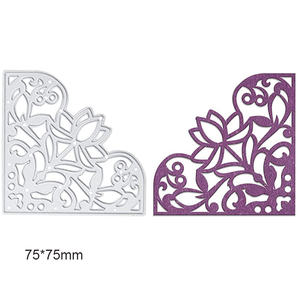 

PandaHall Carbon Steel Cutting Dies Stencils, for DIY Scrapbooking/Photo Album, Decorative Embossing DIY Paper Card, Floral Pattern, Matte...