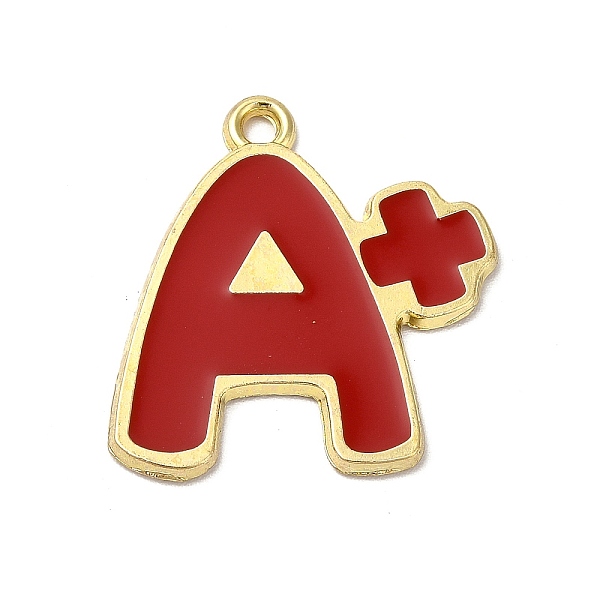 

PandaHall Alloy Enamel Pendants, Cadmium Free & Nickel Free & Lead Free, Golden, Grade A+ Charm, FireBrick, 23x21x1.4mm, Hole: 1.6mm..., Red