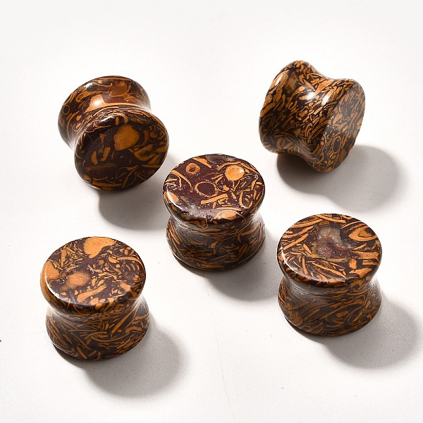 Natural Miriam Stone Ear Plugs Gauges