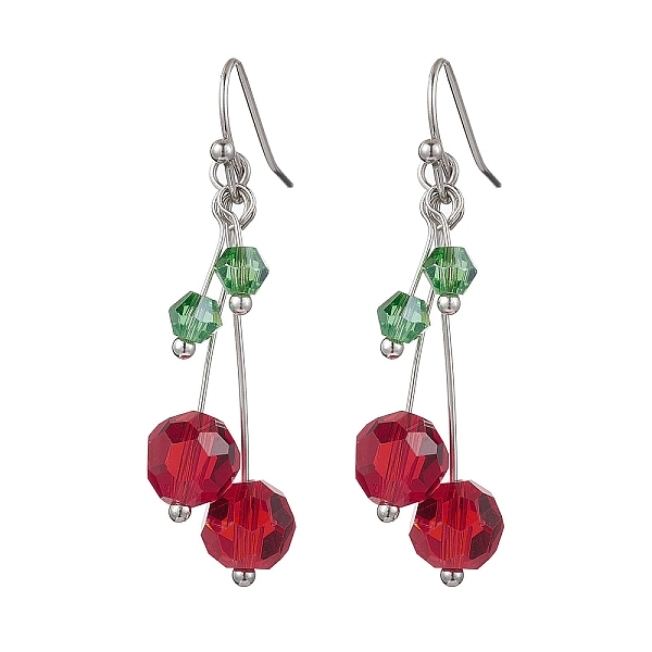 Cherry Glass Dangle… - image