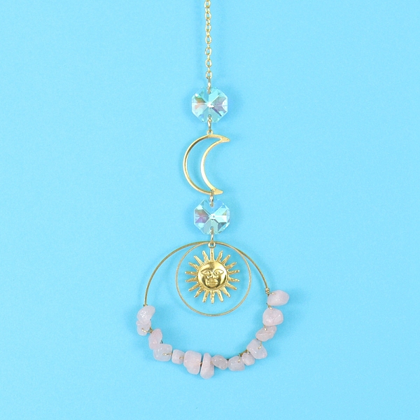 Glass & Brass Penda… - image