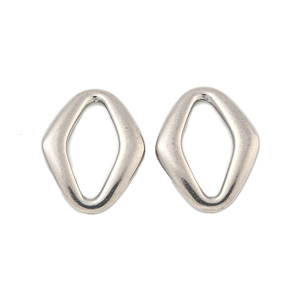

PandaHall 304 Stainless Steel Linking Rings, Horse Eye, Stainless Steel Color, 19.5x15x2.5mm, Inner Diameter: 15x7mm 304 Stainless Steel...