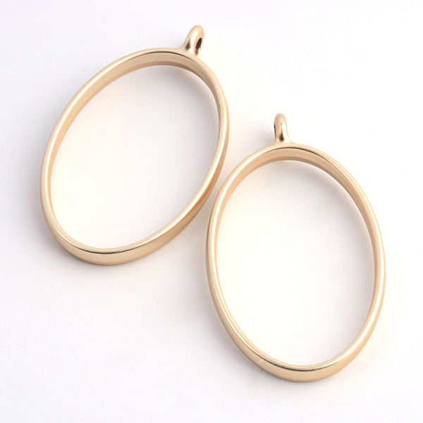 

PandaHall Matte Style Rack Plating Alloy Oval Open Back Bezel Pendants, For DIY UV Resin, Epoxy Resin, Pressed Flower Jewelry, Cadmium Free...
