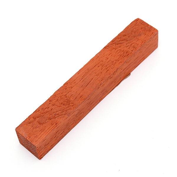 PandaHall Wood Block, for Pen Making, Cuboid, Chocolate, 13.3x2.1x2.1cm Wood Brown