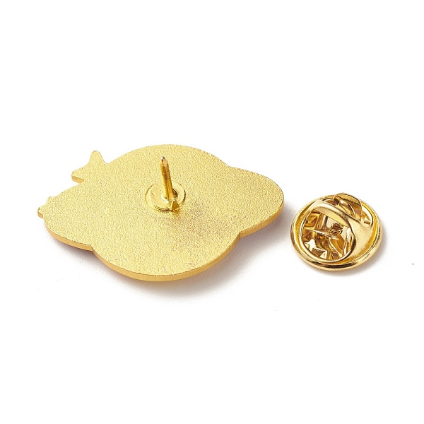 

PandaHall Planet with Star Enamel Pin, Cool Creative Iron Enamel Brooch for Backpack Clothes, Golden, Hot Pink, 20.5x31x9.5mm Iron