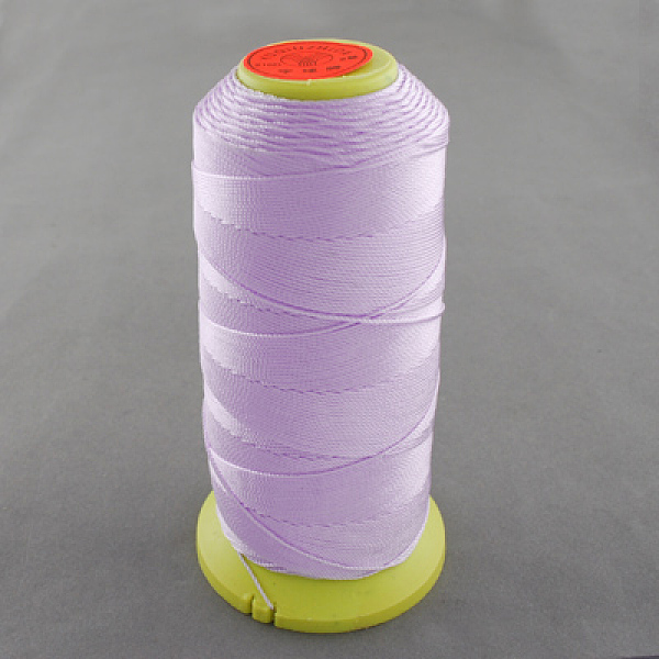 PandaHall Nylon Sewing Thread, Lilac, 0.8mm, about 300m/roll Nylon Purple