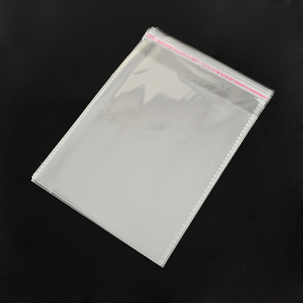 

PandaHall OPP Cellophane Bags, Rectangle, Clear, 19.5x14cm, Unilateral thickness: 0.035mm ; inner measure: 165x140mm OPP Cellophane Clear