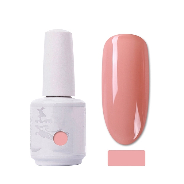 

PandaHall 15ml Special Nail Gel, for Nail Art Stamping Print, Varnish Manicure Starter Kit, Light Coral, Bottle: 34x80mm Resin Red