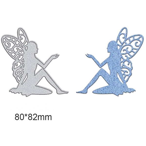 

PandaHall Carbon Steel Cutting Dies Stencils, for DIY Scrapbooking/Photo Album, Decorative Embossing DIY Paper Card, Fairy, Matte Platinum...