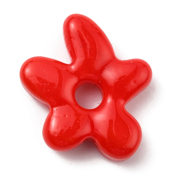 

PandaHall Glass Beads, Starfish, Red, 18.5x17x4.5mm, Hole: 3.8mm Lampwork Starfish Red