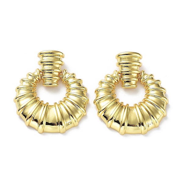 

PandaHall Brass Pendants, Ring, Real 16K Gold Plated, 29x25x4mm, Hole: 5x2mm Brass Ring
